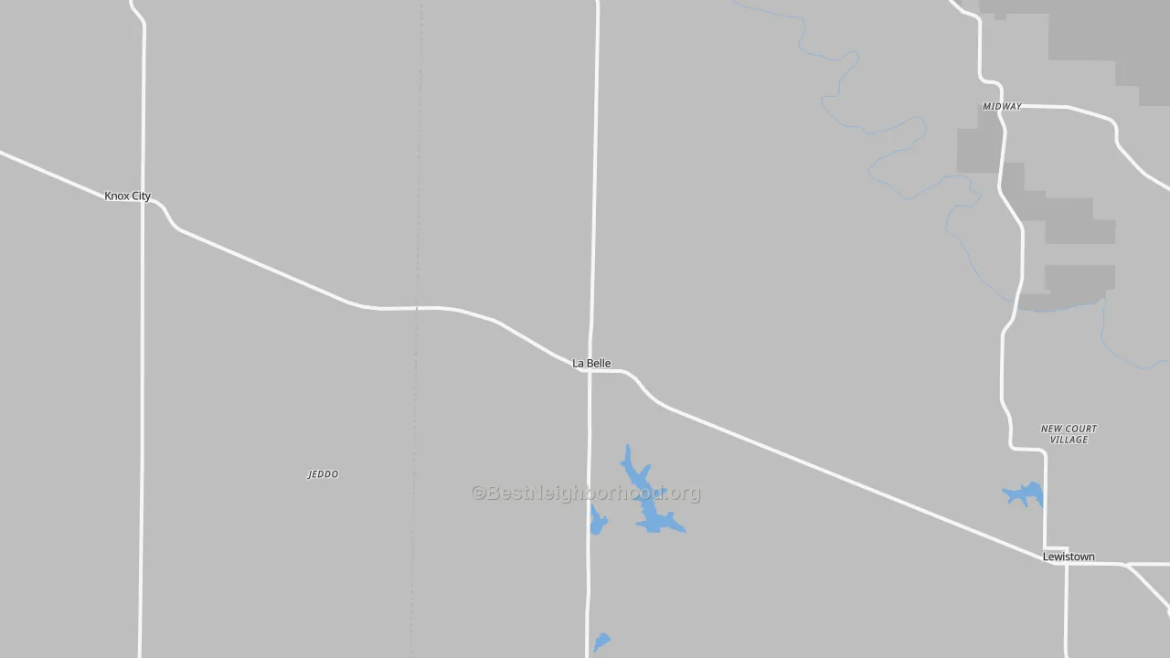 Transit Grade map of La Belle, MO