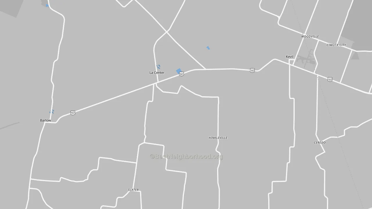 Transit Grade map of La Center, KY