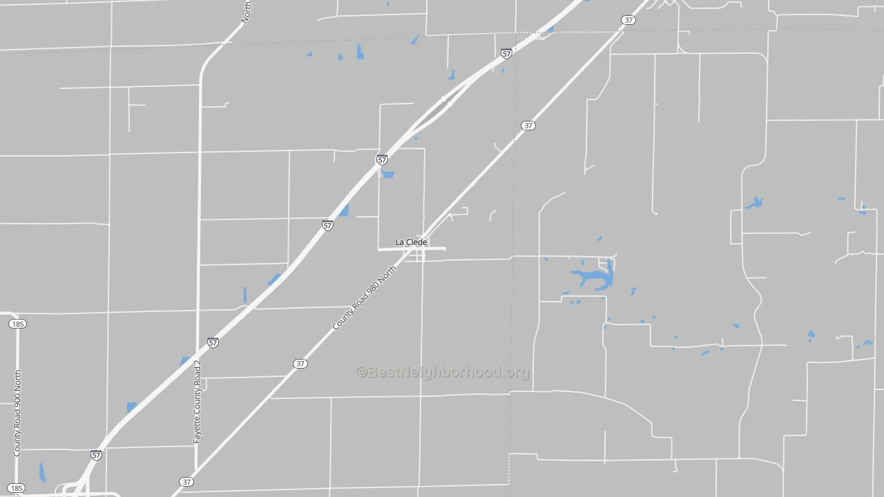 Transit Grade map of La Clede, IL