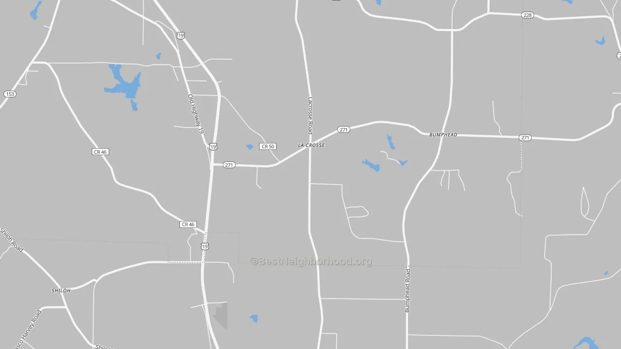 Transit Grade map of La Crosse, GA
