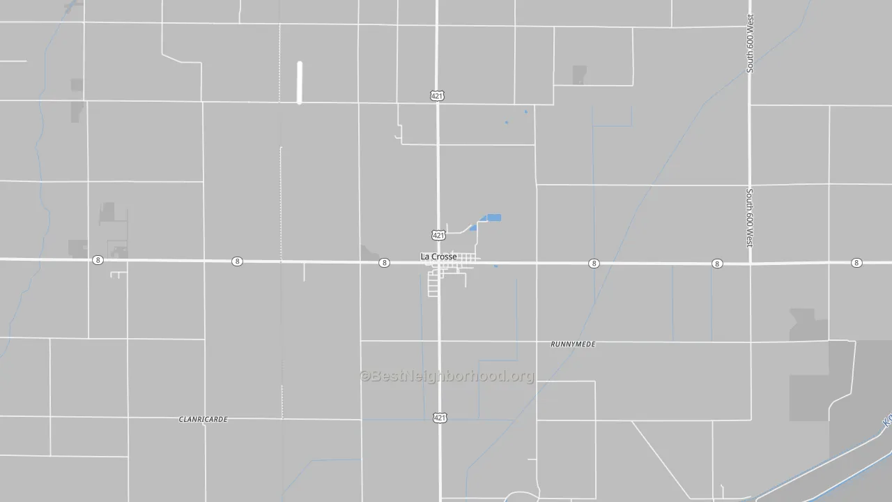Transit Grade map of La Crosse, IN