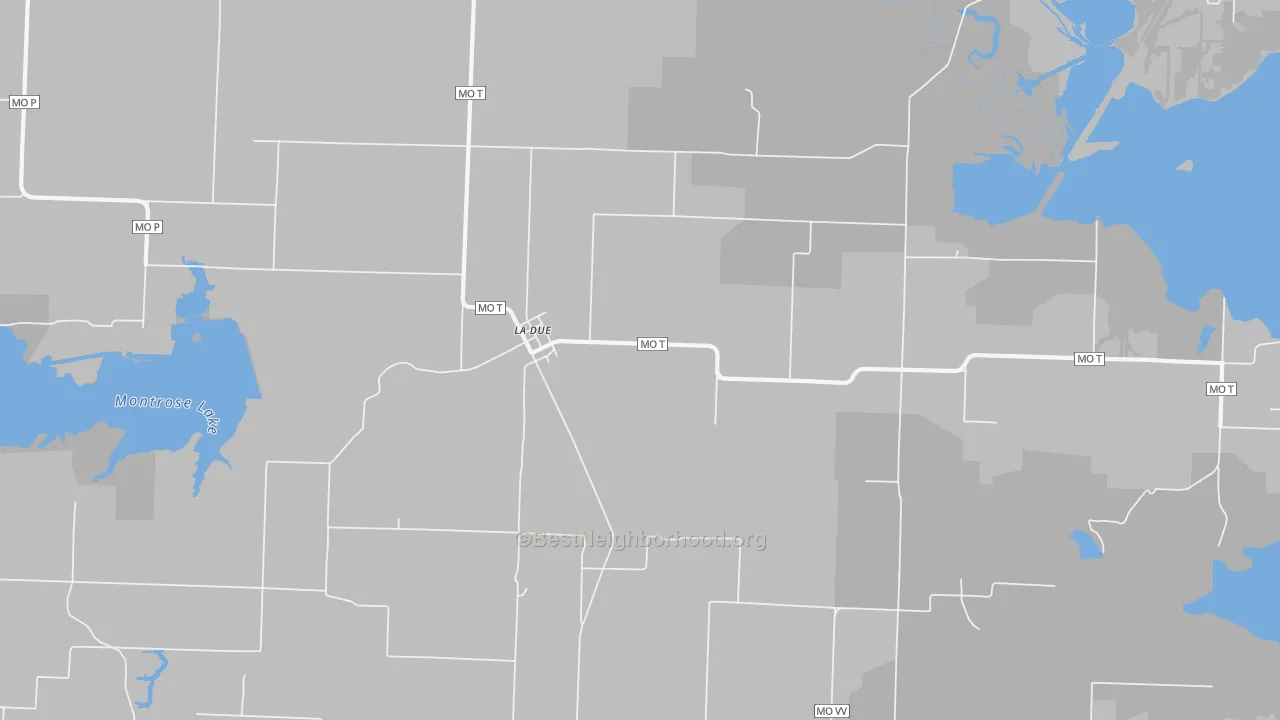 Transit Grade map of La Due, MO