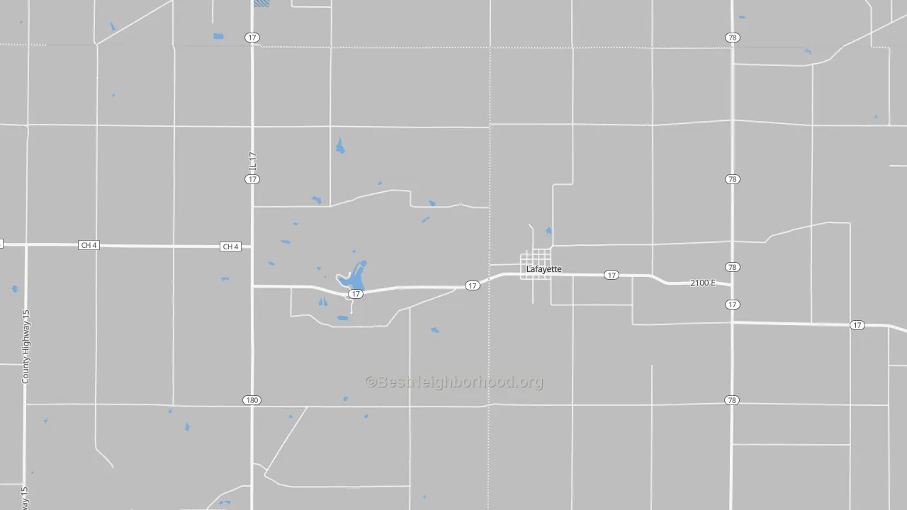 Transit Grade map of La Fayette, IL