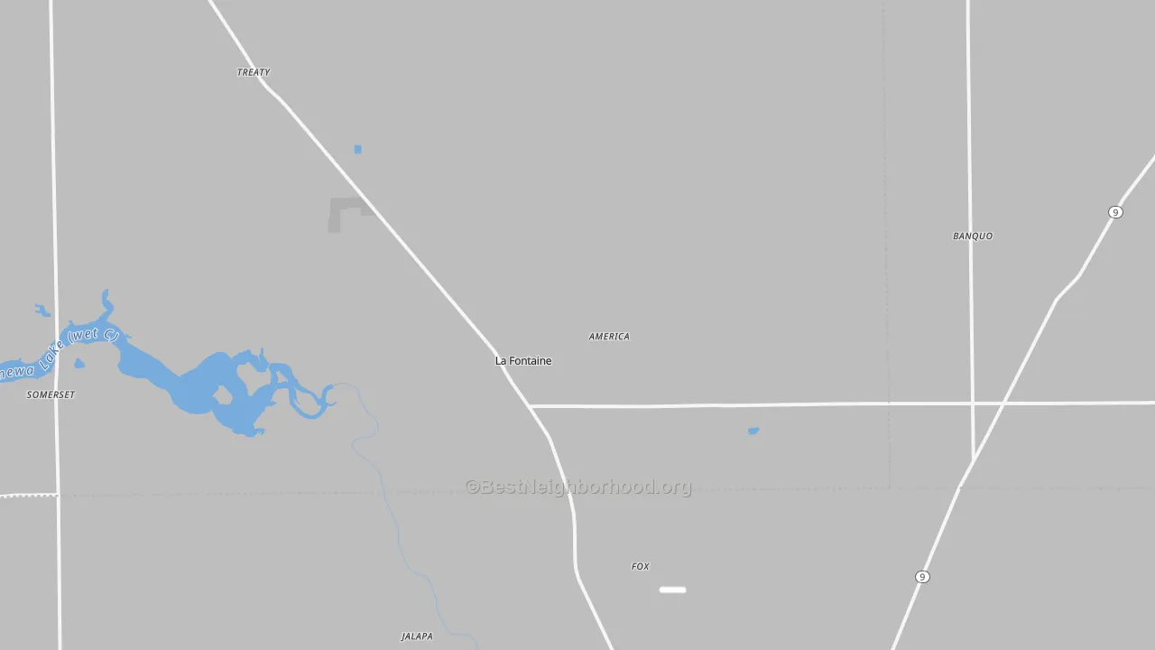 Transit Grade map of La Fontaine, IN