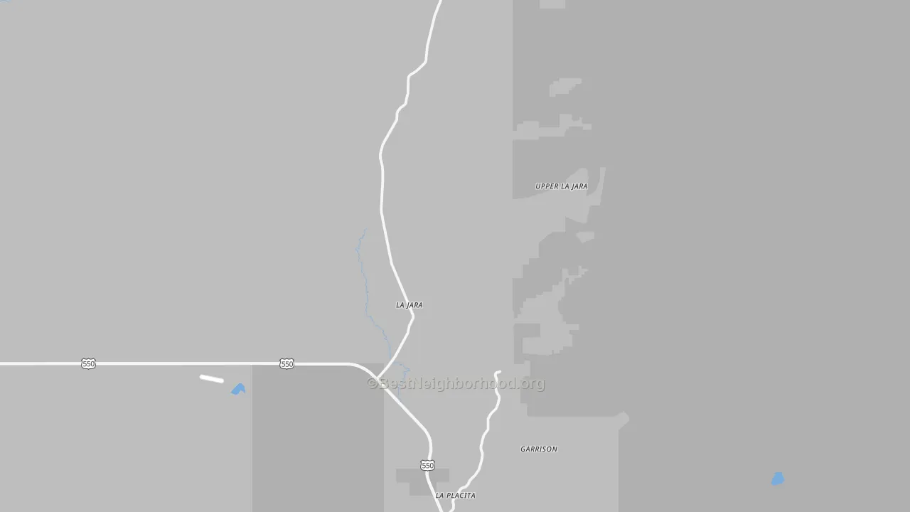 Transit Grade map of La Jara, NM