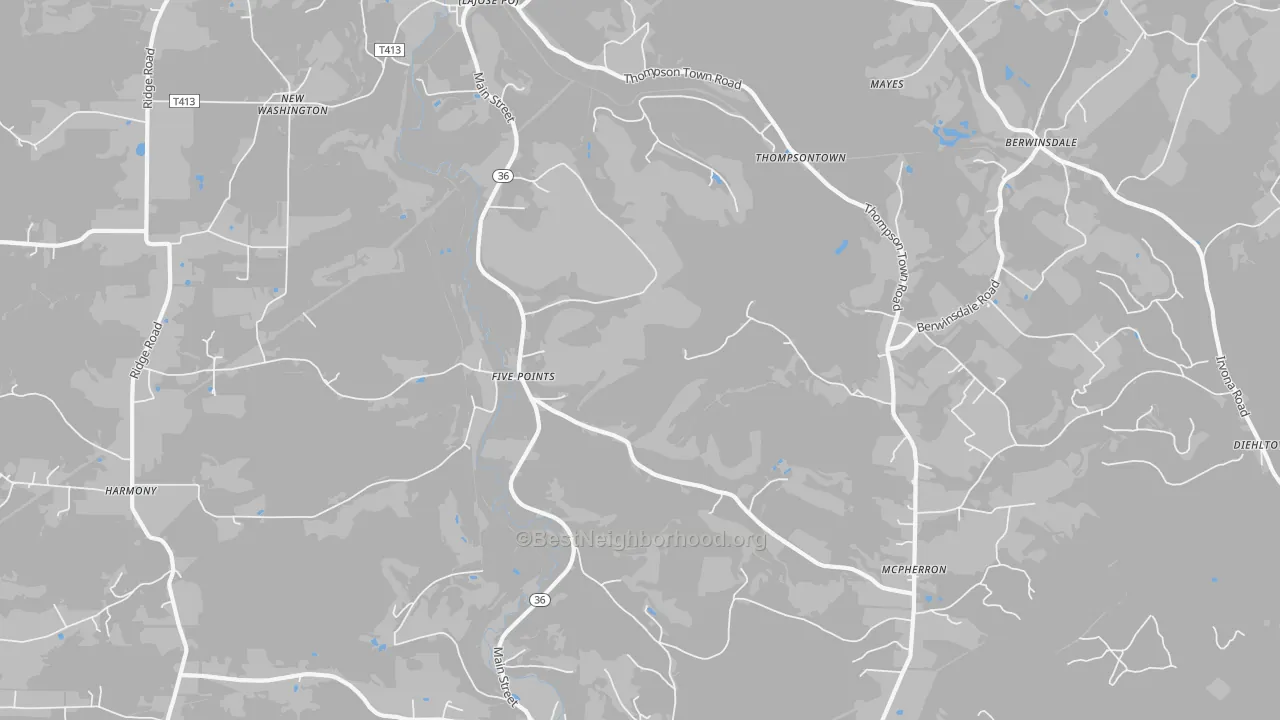Transit Grade map of La Jose, PA