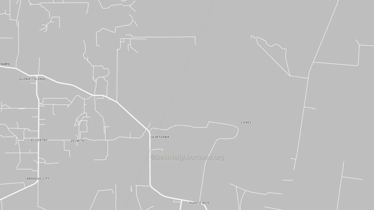 Transit Grade map of La Reforma, TX