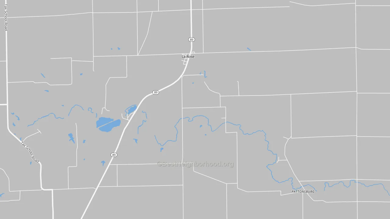 Transit Grade map of La Rose, IL