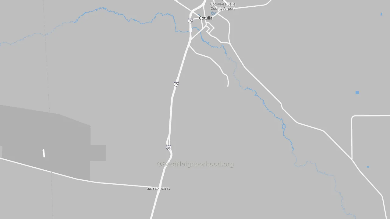 Transit Grade map of La Salle County, TX