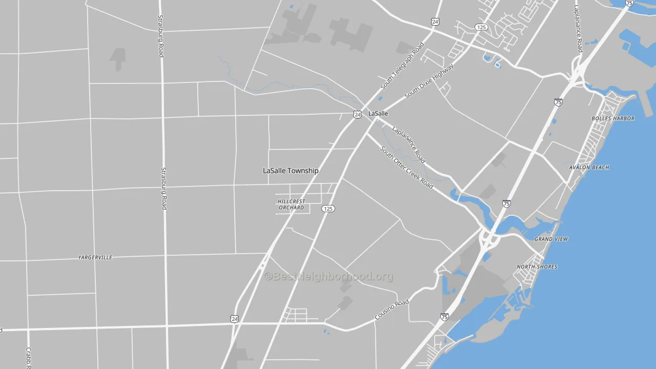 Transit Grade map of La Salle, MI