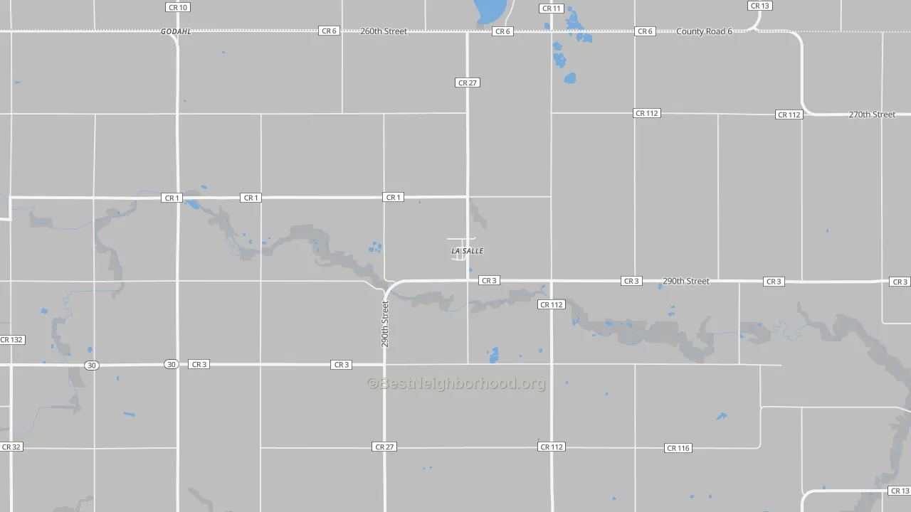 Transit Grade map of La Salle, MN