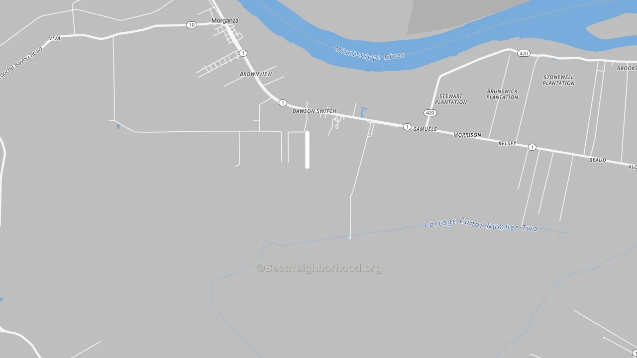 Transit Grade map of Labarre, LA