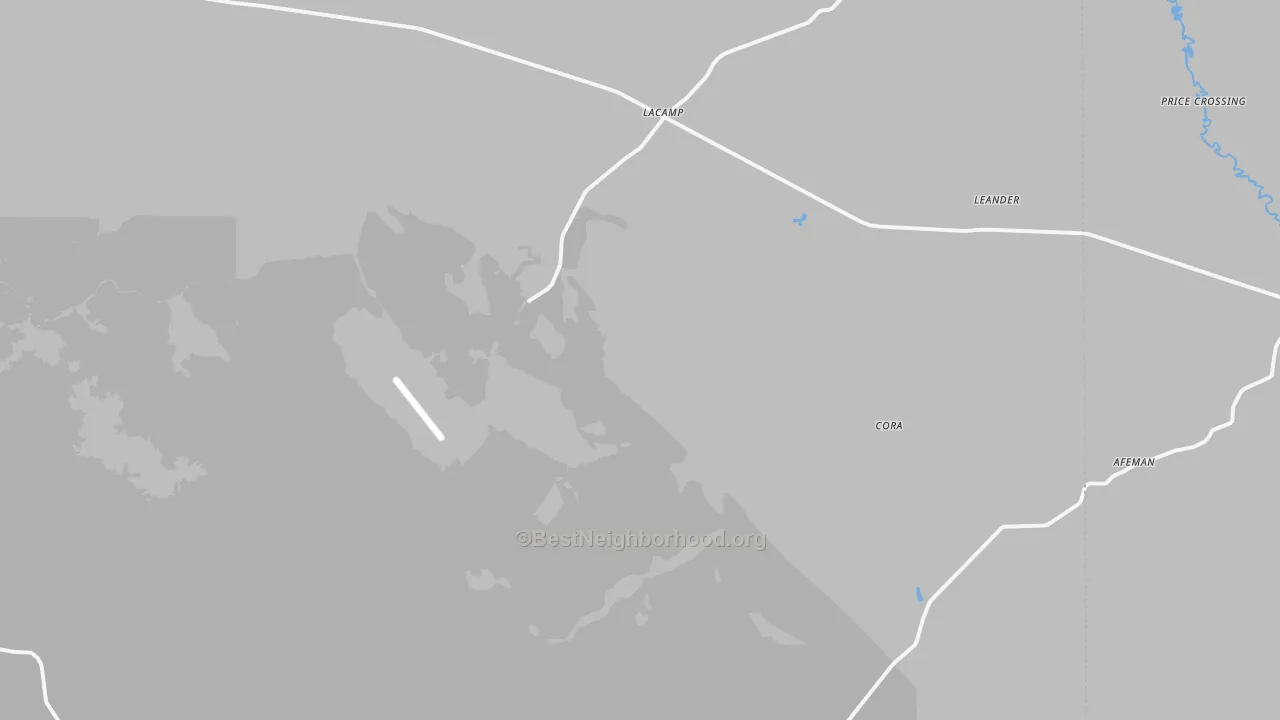 Transit Grade map of Lacamp, LA