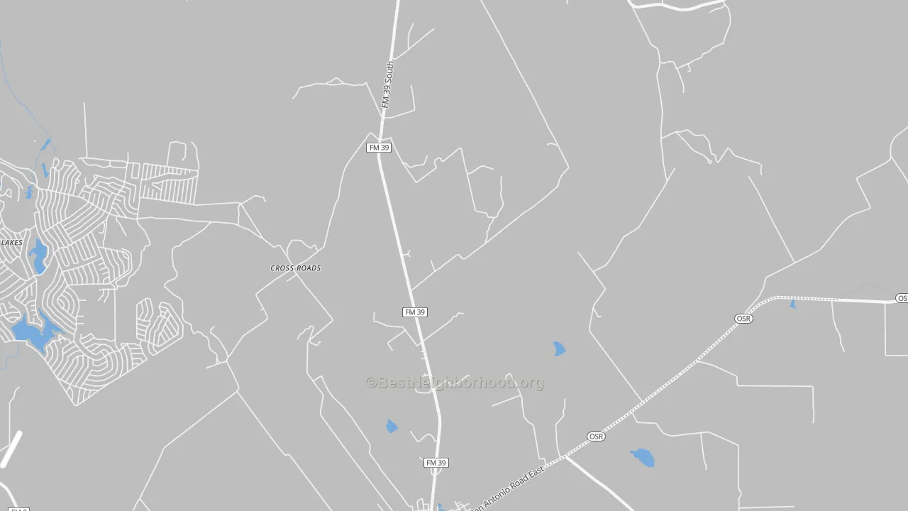 Transit Grade map of Laceola, TX