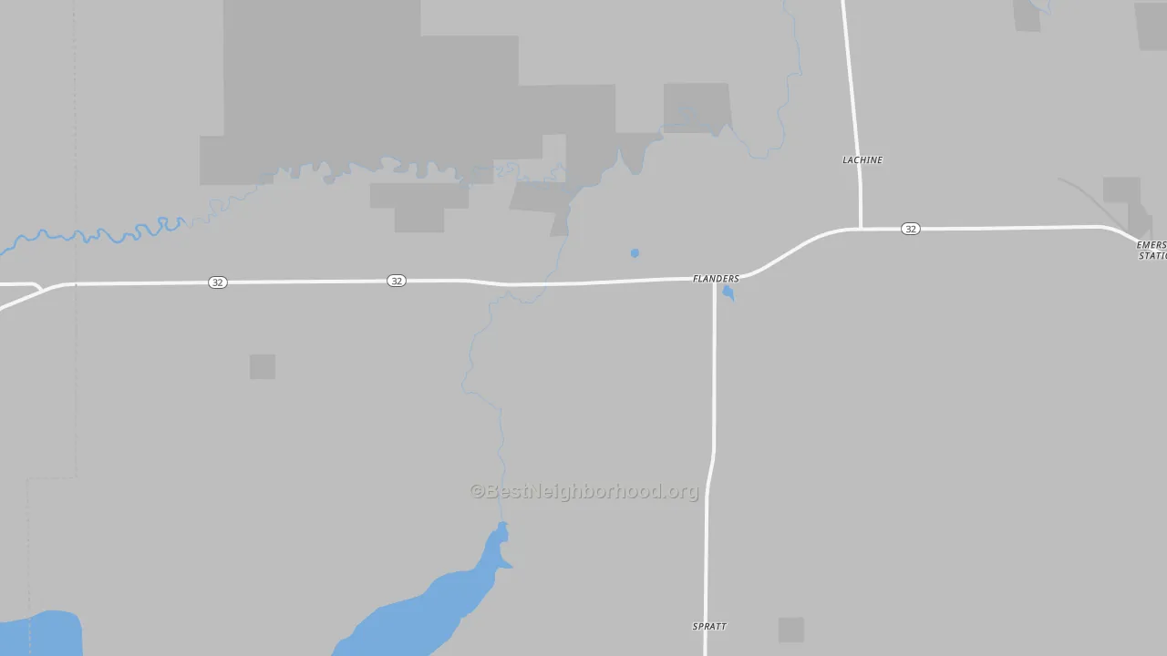 Transit Grade map of Lachine, MI