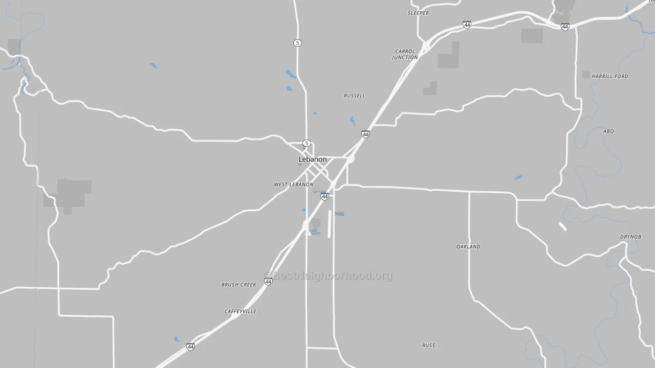 Transit Grade map of Laclede County, MO
