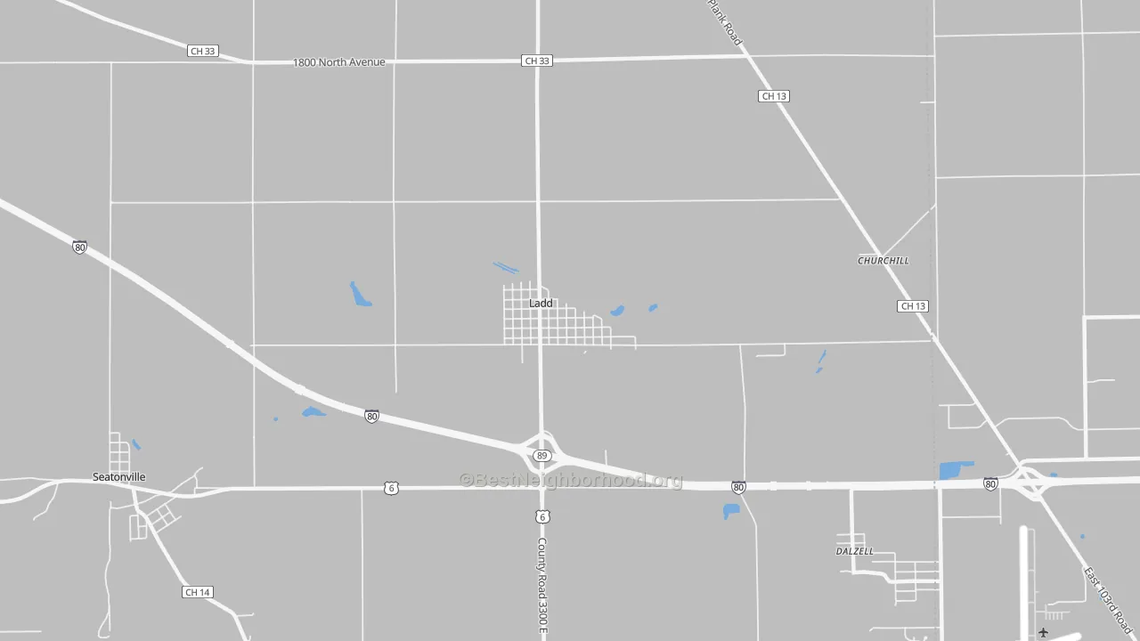 Transit Grade map of Ladd, IL