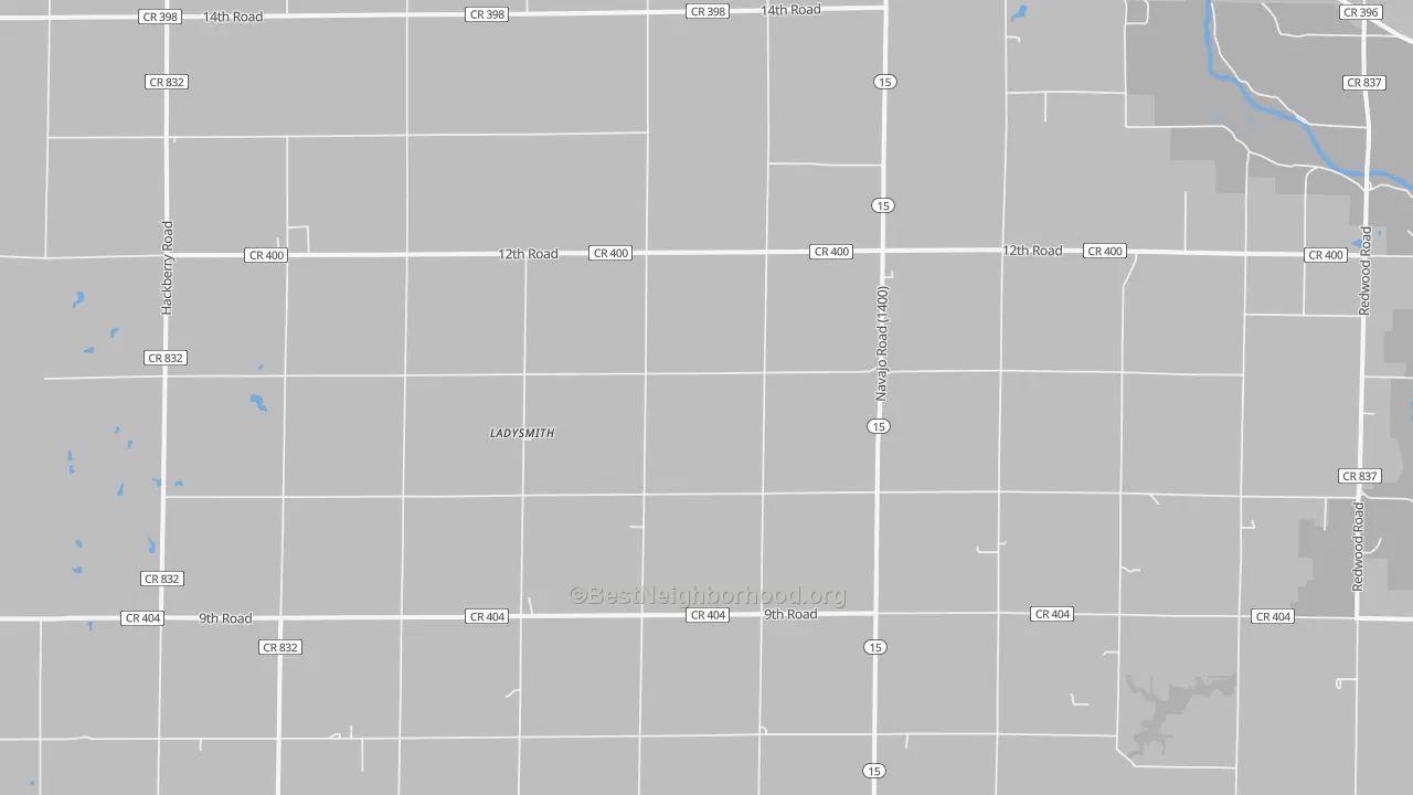 Transit Grade map of Ladysmith, KS