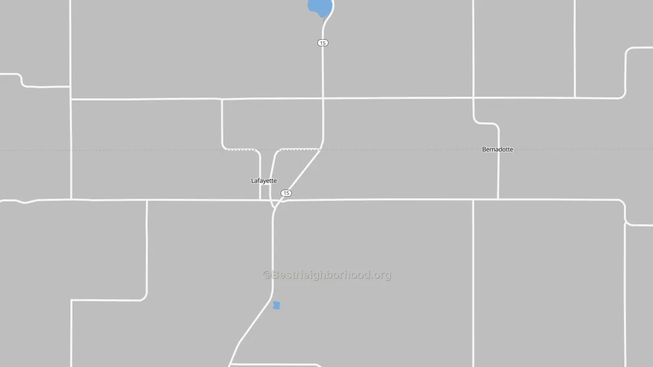 Transit Grade map of Lafayette, MN