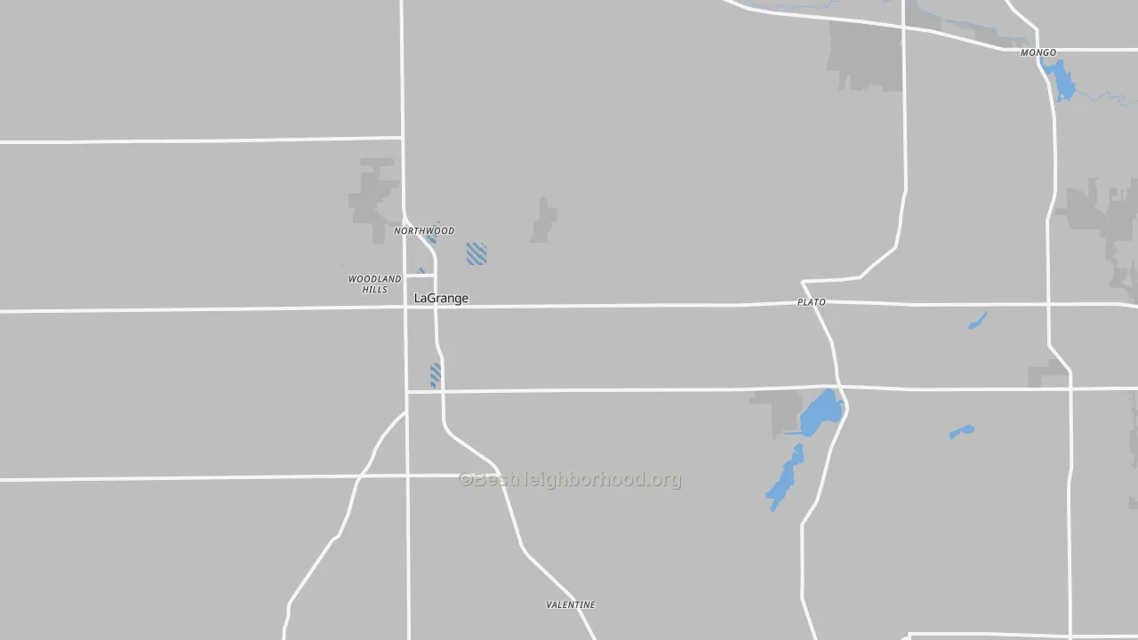 Transit Grade map of Lagrange, IN