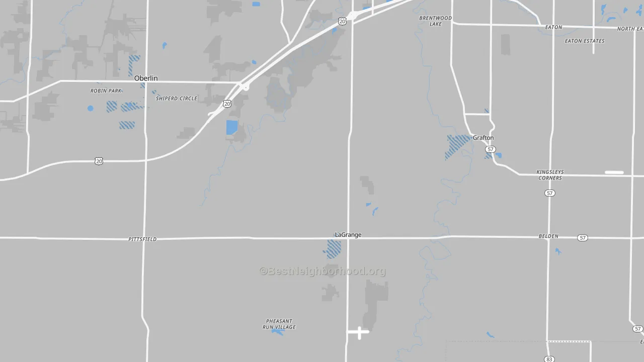 Transit Grade map of Lagrange, OH