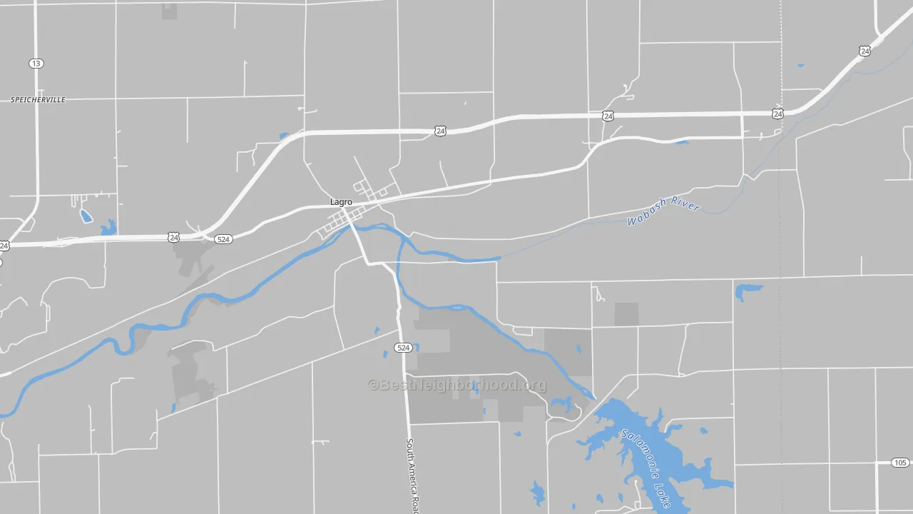 Transit Grade map of Lagro, IN