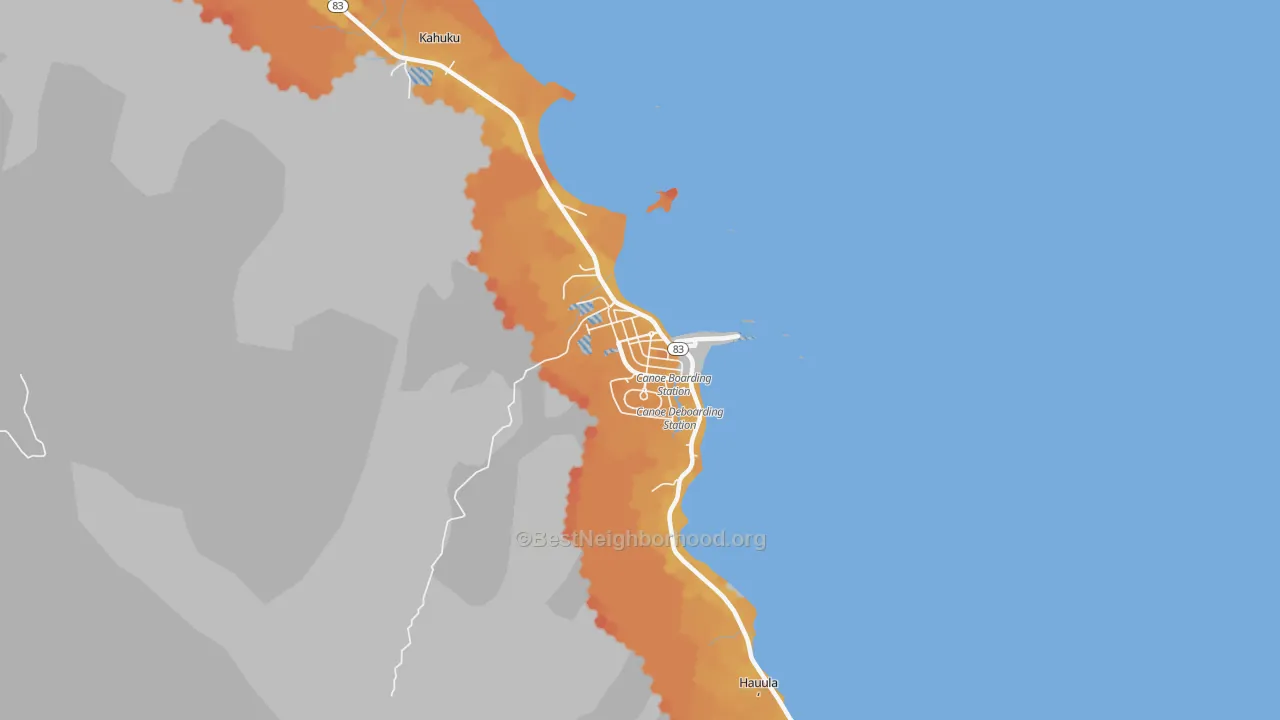 Transit Grade map of Laie, HI