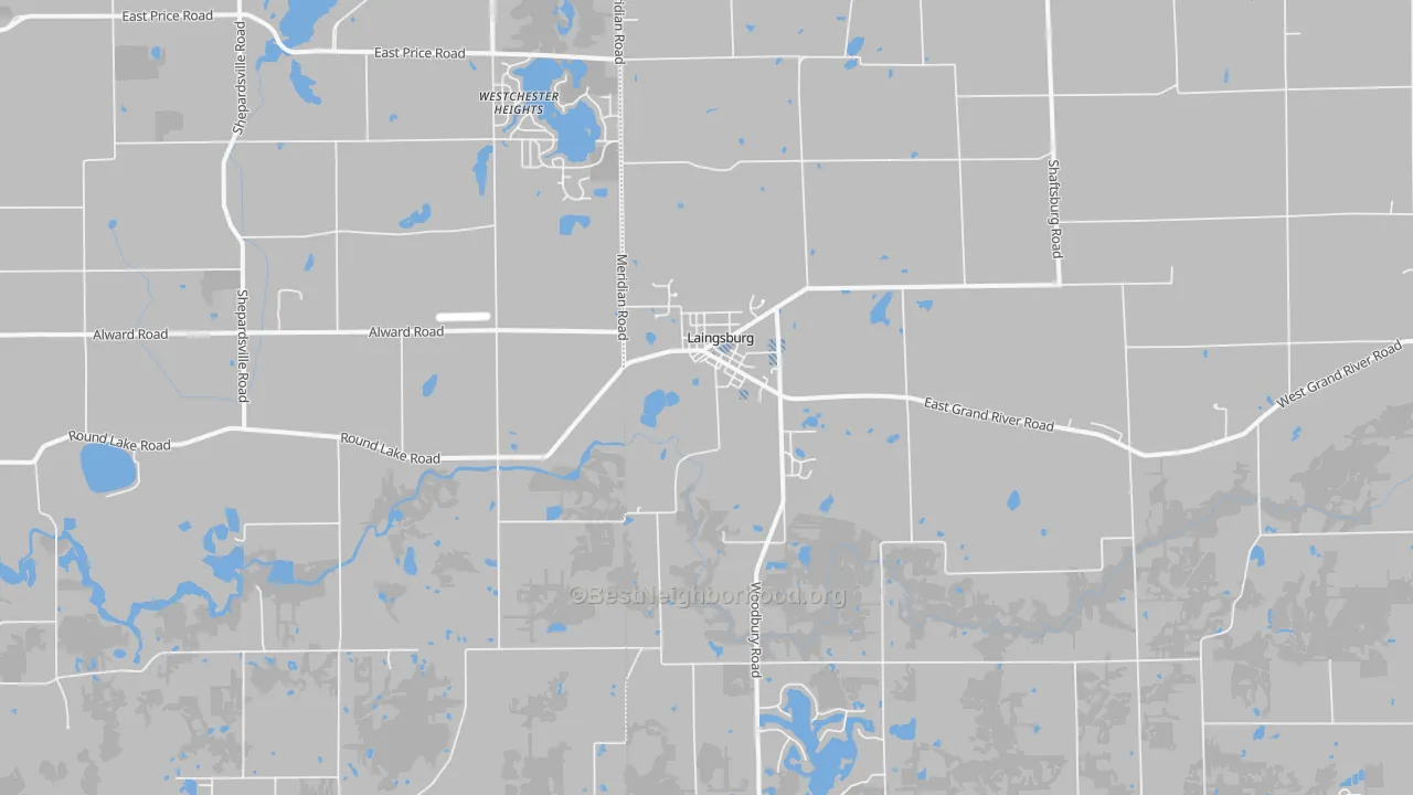 Transit Grade map of Laingsburg, MI