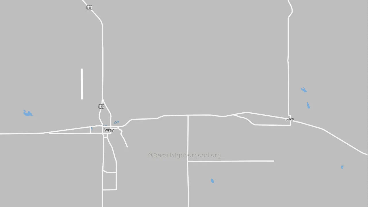 Transit Grade map of Laird, CO