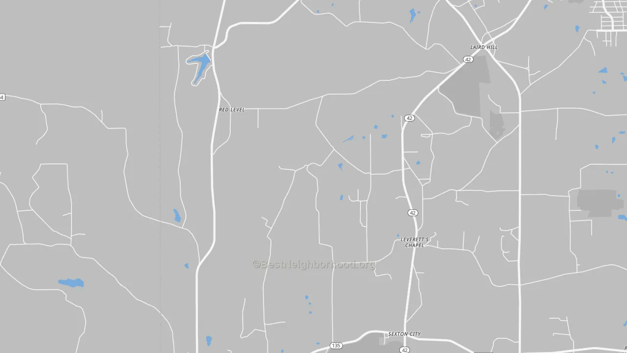 Transit Grade map of Laird Hill, TX