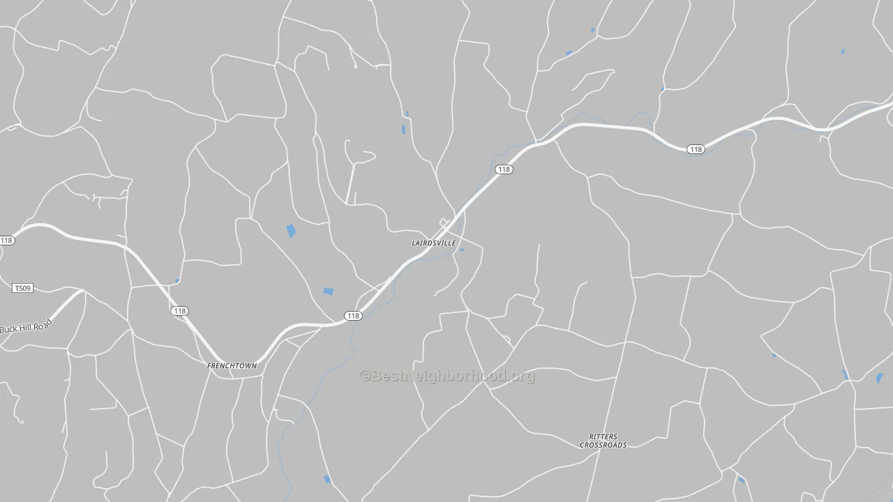 Transit Grade map of Lairdsville, PA