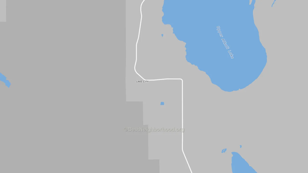 Transit Grade map of Lake City, CA