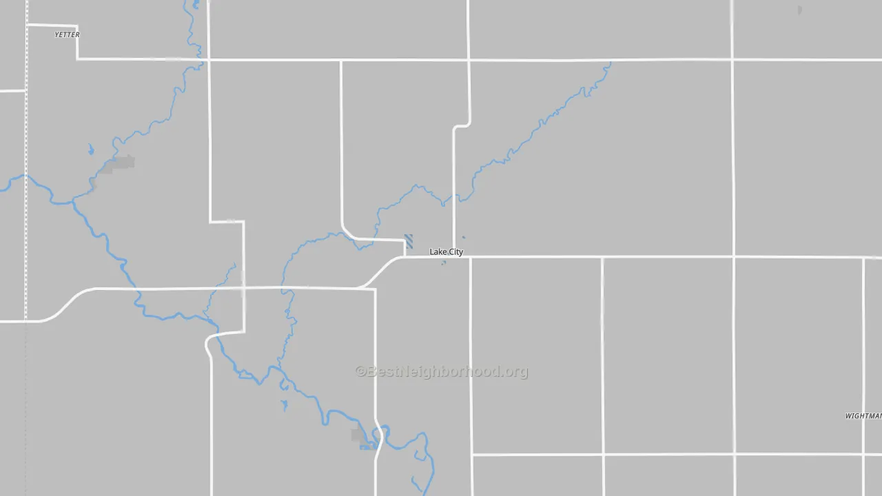 Transit Grade map of Lake City, IA