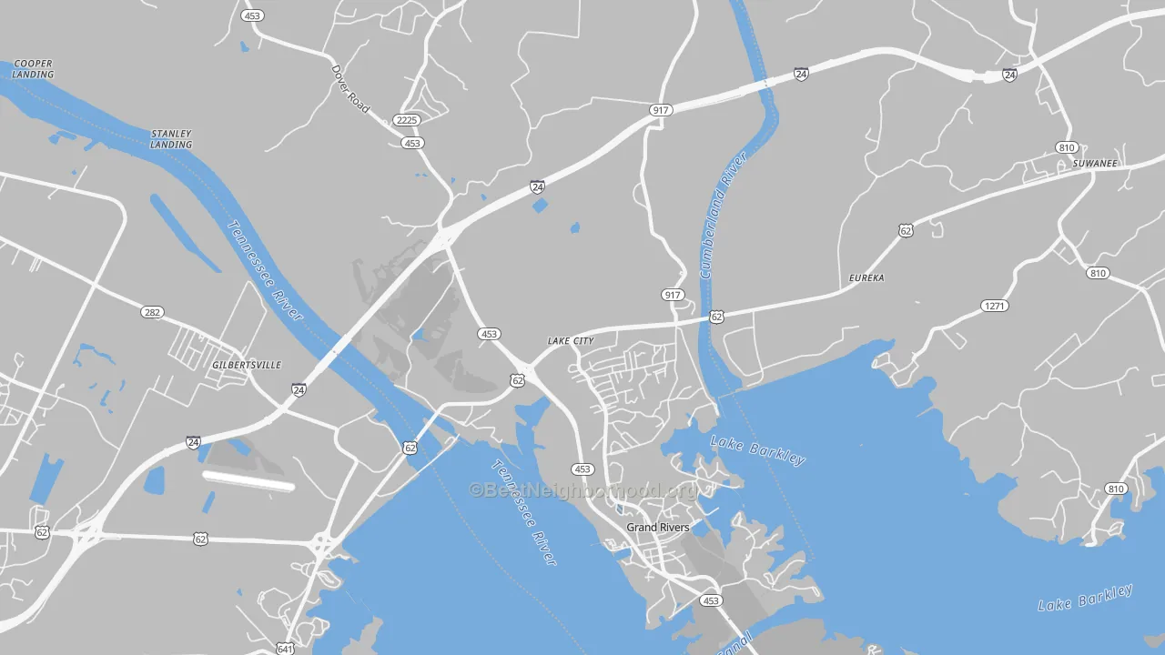 Transit Grade map of Lake City, KY
