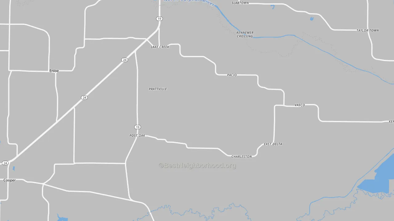 Transit Grade map of Lake Creek, TX