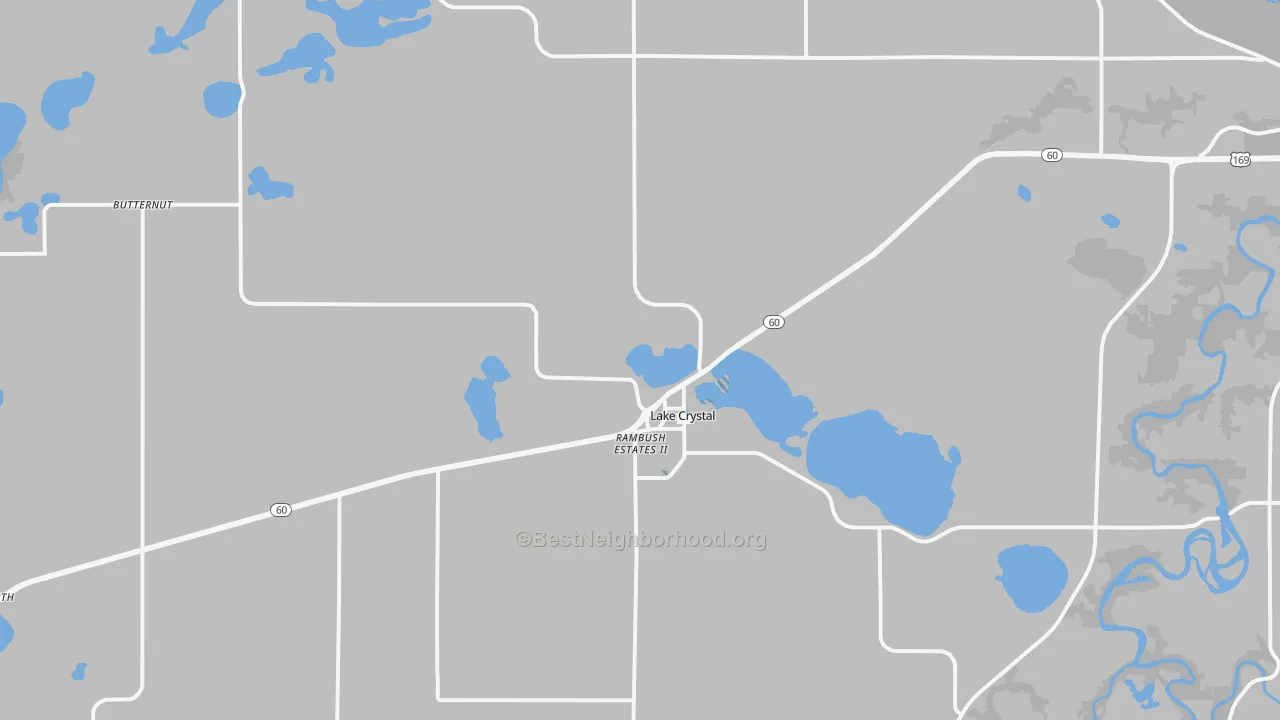 Transit Grade map of Lake Crystal, MN