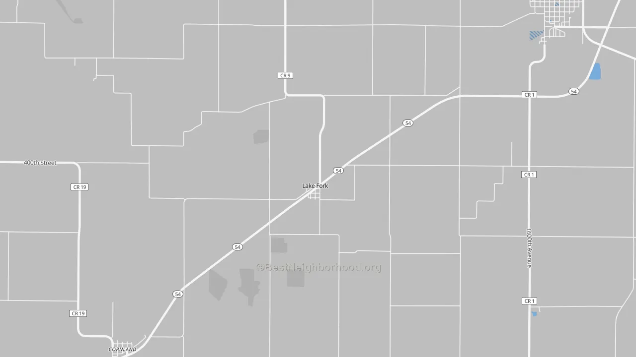 Transit Grade map of Lake Fork, IL