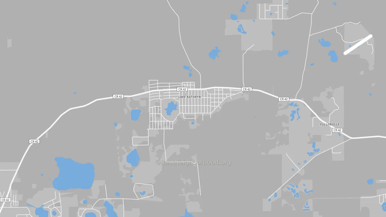 Transit Grade map of Lake Kathryn, FL