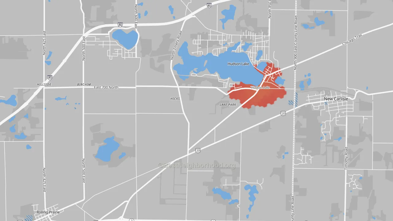 Transit Grade map of Lake Park, IN