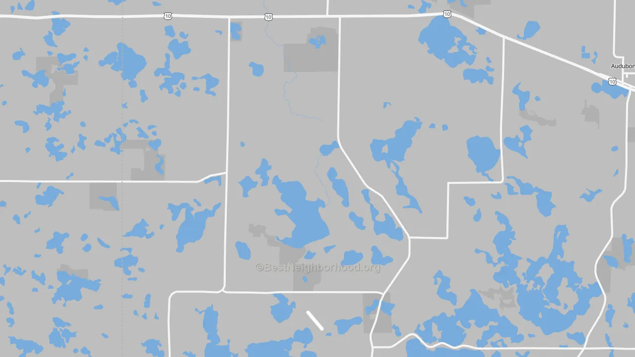 Transit Grade map of Lake Park, MN