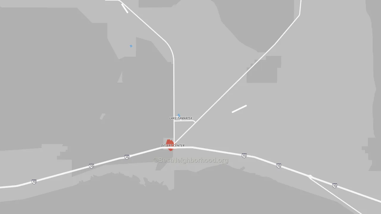 Transit Grade map of Lake Tamarisk, CA