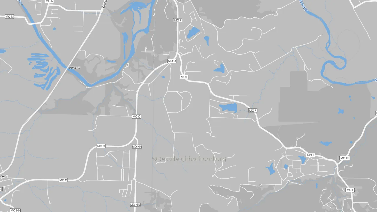 Transit Grade map of Lake Tekakwitha, MO