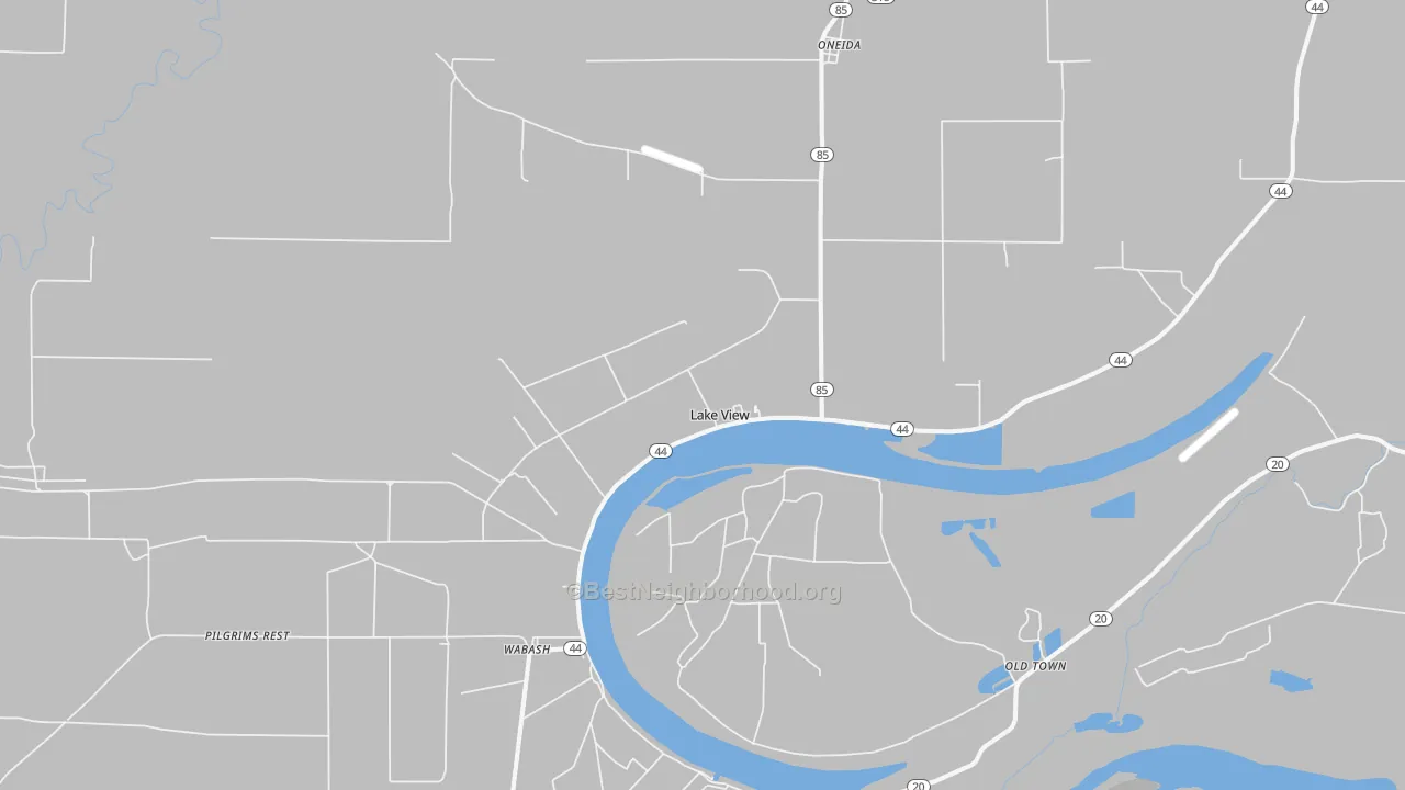 Transit Grade map of Lake View, AR