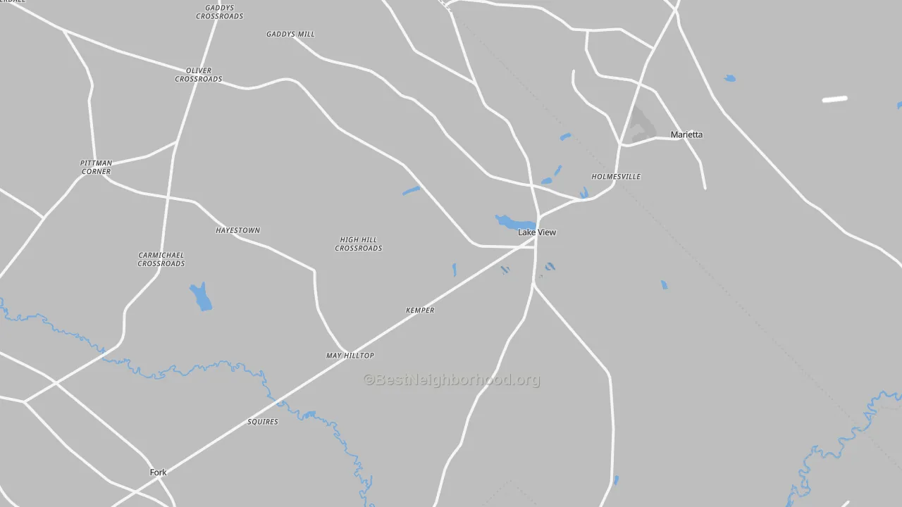 Transit Grade map of Lake View, SC