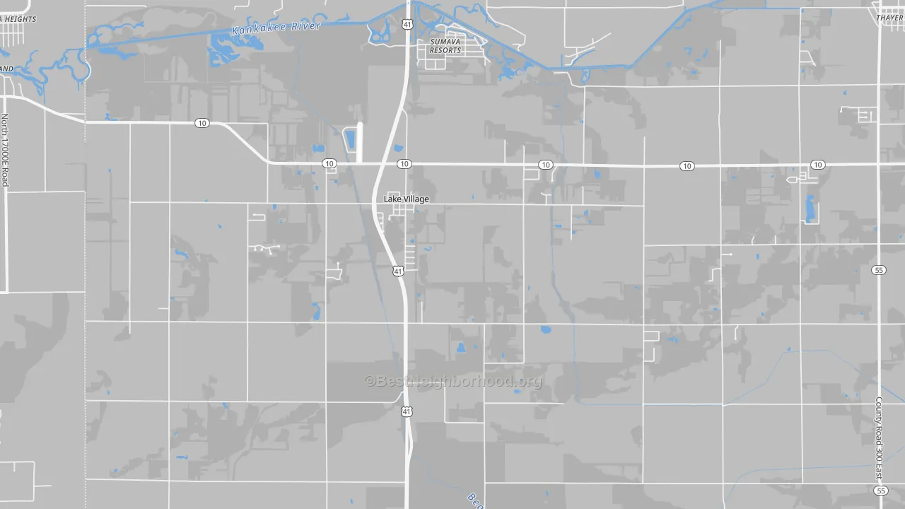 Transit Grade map of Lake Village, IN