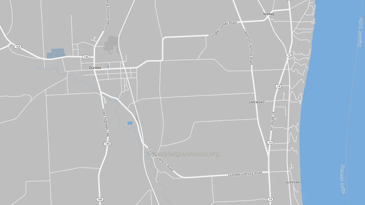 Transit Grade map of Lakemont, NY