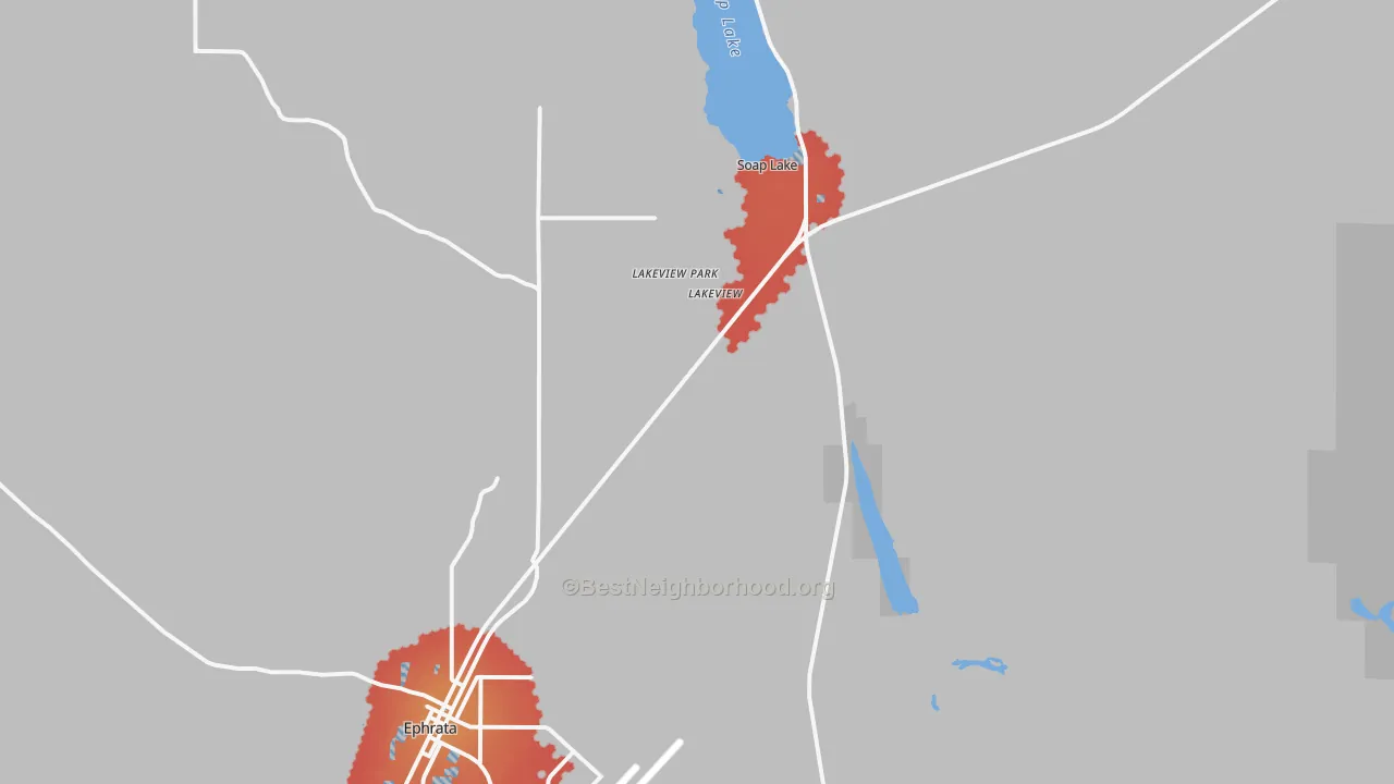 Transit Grade map of Lakeview Park, WA