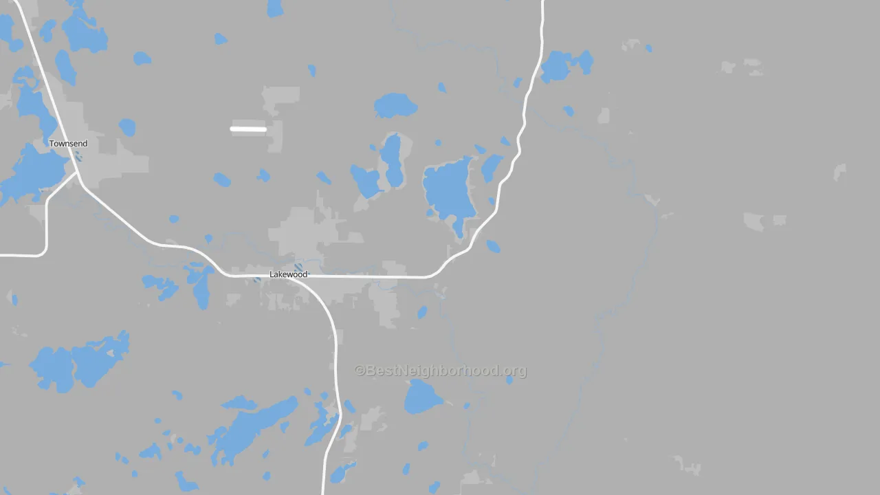 Transit Grade map of Lakewood, WI