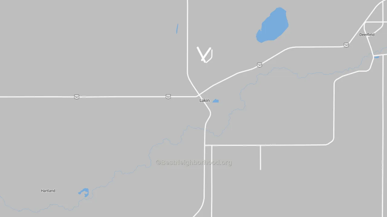 Transit Grade map of Lakin, KS
