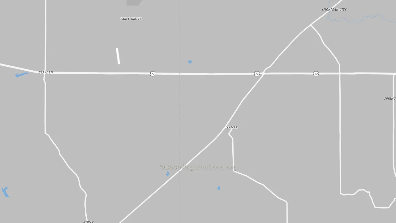 Transit Grade map of Lamar, MS